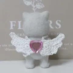 シルバニアファミリー　赤ちゃん　着せ替え服 天使の羽　キラキラピンク