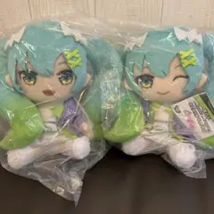 初音ミク オリジナルぬいぐるみ ファッション スポーティ 2種セット