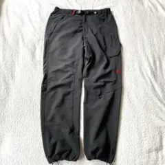 【マーモット】トレッキングパンツ ウエストベルト付 刺繍ロゴ 裾ドロコード付 L