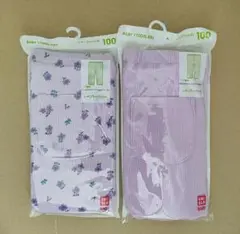 リブレギンスパンツ 2色セット　UNIQLOユニクロ　100
