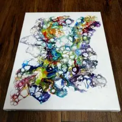フルイドアート　ポーリングアート　抽象画　現代アート　モダンアート