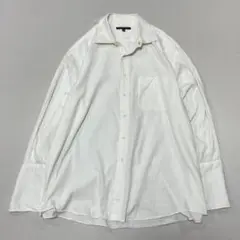 00s Tommy Hilfiger 鹿の子 L/S ガーゼシャツ ドレス XL