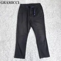 グラミチ テーパードパンツ ベルト付き ダークグレー S