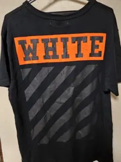 off-white Tシャツ　BLK/DIAG ORANGE BOX/16ss