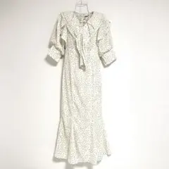 美品⭐️meingミインドットパフスリーブマーメイドワンピース