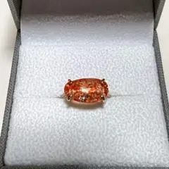 monaka jewellery サンストーン フラットリング