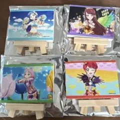 アイカツ 衣装展 キャンバスボード 風沢そら 紫吹蘭 北大路さくら 一ノ瀬かえで