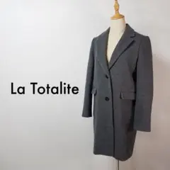 C80ラトータリテLaTotaliteロングコートチェスターコートウール38M