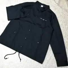 ★美品★コーチジャケット XXL ビッグサイズ バックプリント ブラック