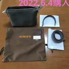 HIROFUミニマ2022レザーショルダーバッグ S 2WAY 本革 ミニバッグ
