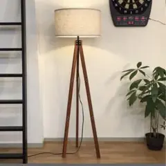 フロアスタンドライトおしゃれ 北欧 アンティーク【木製脚折れあり】