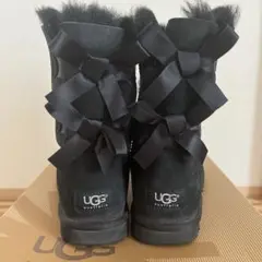 (中古品)UGG アグ レディース ブーツ ブラック