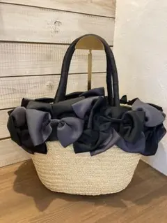 美品 couture brooch クチュールブローチ リボンかごバッグ