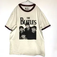 【人気コラボ】 ビートルズ フリークスストア リンガーTシャツ Mサイズ バンド