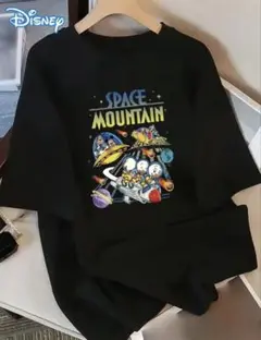 ディズニー SPACE MOUNTAIN Tシャツ XL ブラック