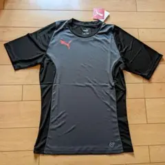 本日限定！新品！タグ付☆PUMA☆DRY☆半袖☆M☆CELL☆グレー/ブラック