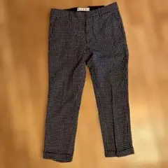 MARNI マルニ パンツ サイズ48 千鳥　チェック　ダブル