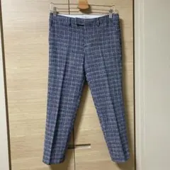 ポールスミス　パンツ　ツイード　ブルー系