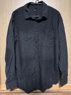 Alfred Alex 長袖シャツ メンズMサイズ ネイビー