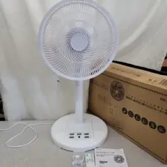 5101 DCリビングファン　扇風機 首振りリモコン式　7枚羽根　入切タイマー