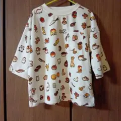 グラニフ　からすのパン屋さん 6分袖Tシャツ 120