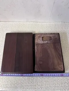 書道 硯 紅糸硯 中国 書道用具 唐硯 1980年代 未使用品 rare1601.jpg