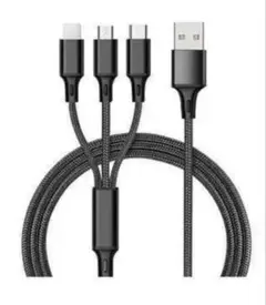3in1マルチ急速充電ケーブル