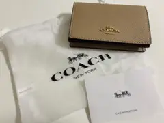 coachの名刺入れ ★ほぼ未使用 ★ピンクベージュ ★即購入ok