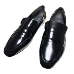 【値下げ中】velikoko スリッポンローファー エナメル BLK 25.5