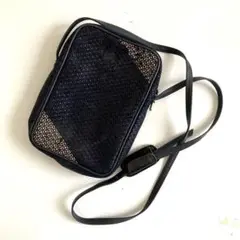 印傳屋　ネイビー 和装バッグ