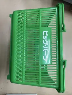 ビッグパーン 緑色ショッピングバスケット