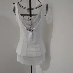 ダブルヘンリーネックレス タンクトップ