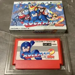 【動作確認済・激レア】ファミコンソフト「ロックマン2」取説無し