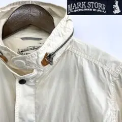 美品 MARK STORE マークストア スタンドカラージャケット 綿 薄手 M