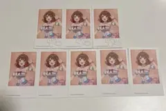 学マス HMV サクライロ ミニフォトカード　花海佑芽　金箔　サイン