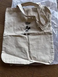 Disney FAN付録ミッキーマウス トートバッグ　非売品　未使用品