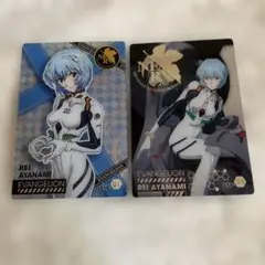 エヴァンゲリオン　綾波レイ　カード2枚