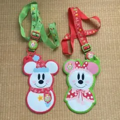 東京ディズニーリゾート 25周年記念 クリスマス パスケース ミッキー&ミニー