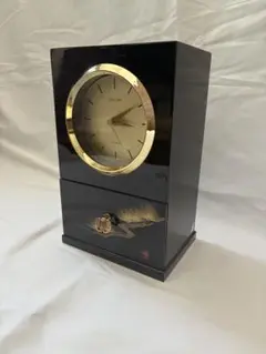 【未使用】century置時計 会津塗り美品