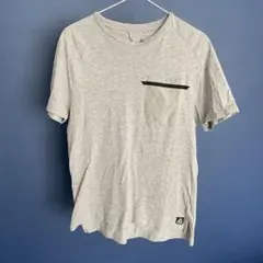 Reebok グレー Tシャツ Mサイズ ポケット付き