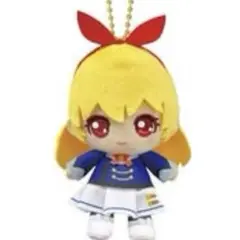 アイカツ！　おすわりボールチェーンマスコット　星宮いちご