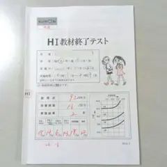 公文英語HⅠ教材終了テスト