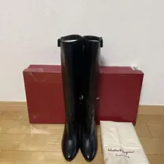 お値下げ フェラガモ ロングブーツ7D