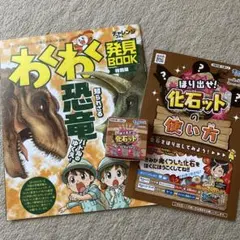 進研ゼミ 掘り出せ化石ット、わくわく発見ブック