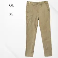 GUチノパン　ストレッチ　スリム　ベージュ　73 XS カジュアル