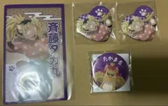 忍たま乱太郎　斉藤タカ丸　缶バッジ　クリアシート　ナンジャタウン
