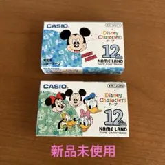 CASIO ネームランド　テープカートリッジ　ディズニー　2個セット