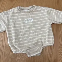 GAP ストライプロンパース 6-12ヶ月