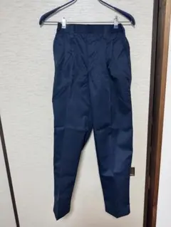スラックス Sサイズ ポリエステル65% ウール35% 作業着　薄め