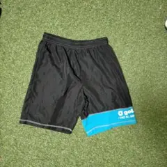 黒/青 ショートパンツ ウエストゴム付き